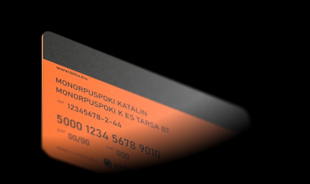 Adószám a kártyán, hogy ne kelljen többé fejben tartanod