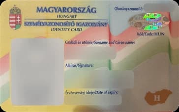 korábbi, chip nélküli személyi